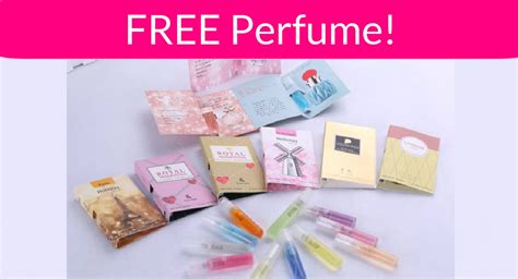 perfume free samples by mail